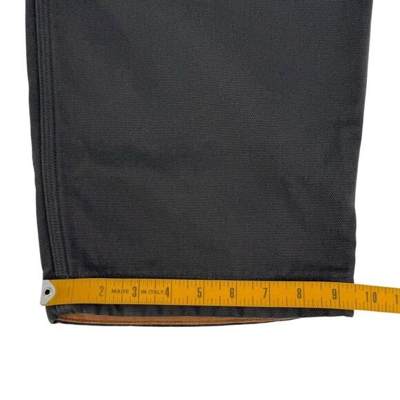 NWT Duluth Trading Co Men's Fire Hose Fleece-Lined Canvas Cargo Pants Gray 36x30 - Picture 16 of 16